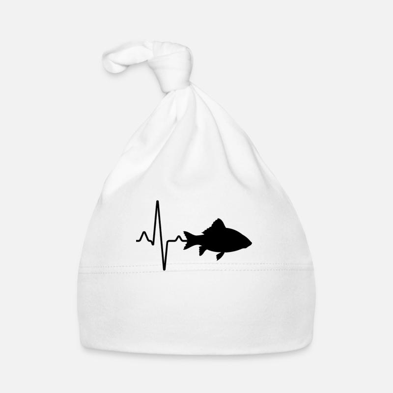 Fish Heartbeat Organic Baby Cap