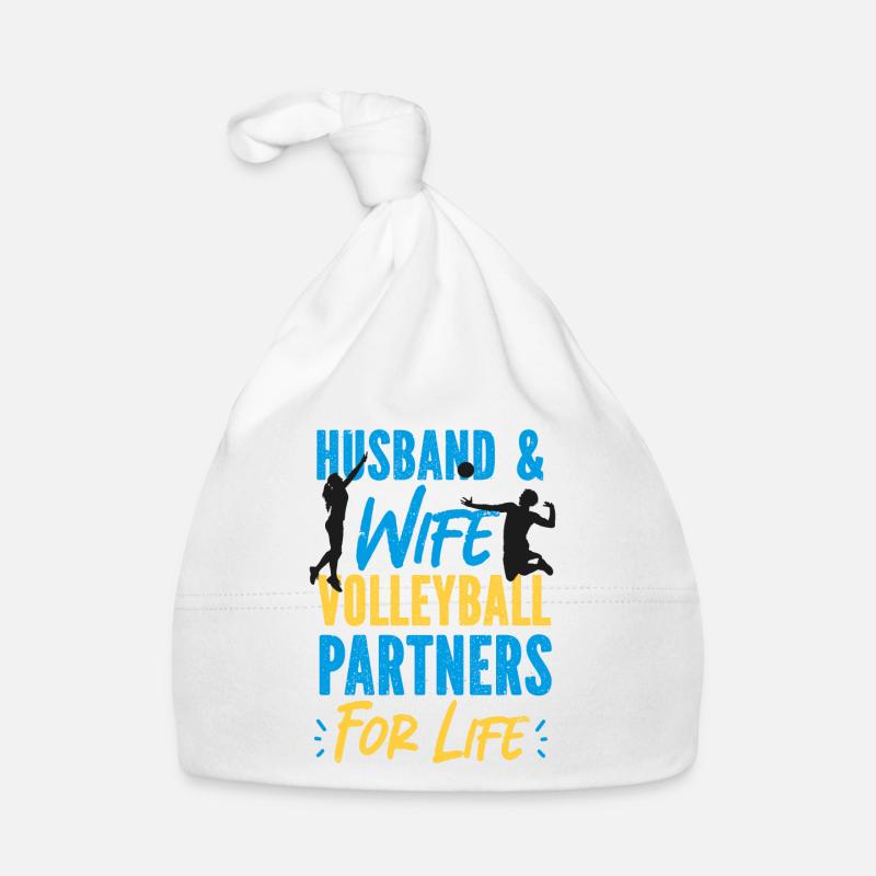Volleyball Player Team Husband Baby Bio-Mütze