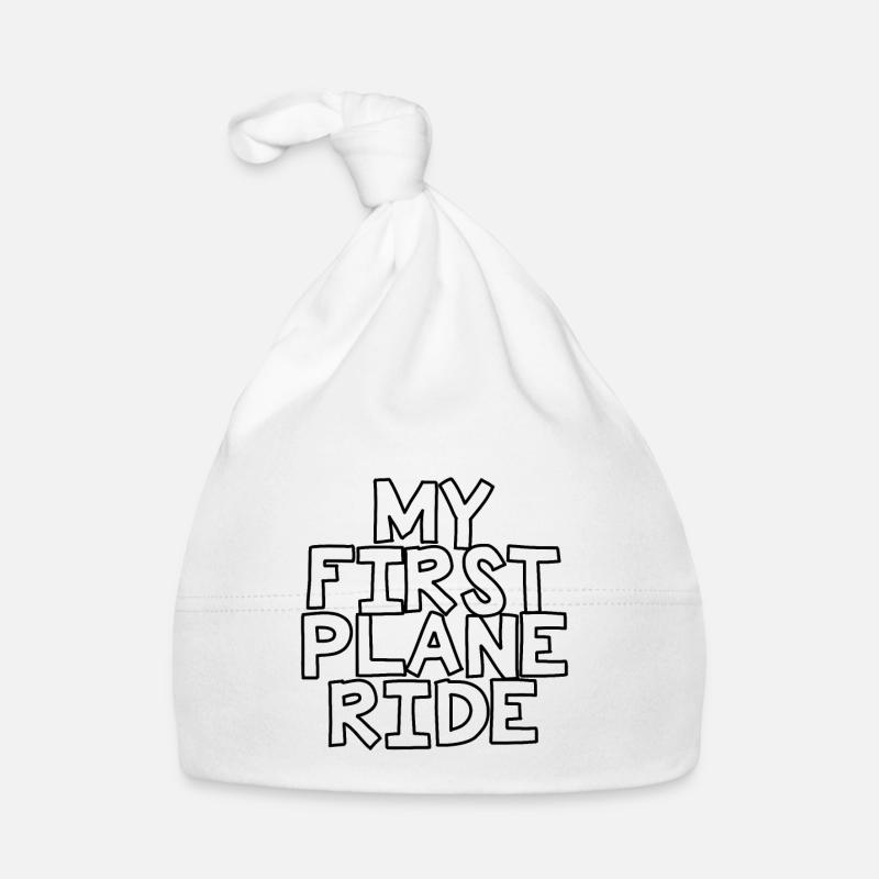 My First Plane Ride 26 Baby Bio-Mütze