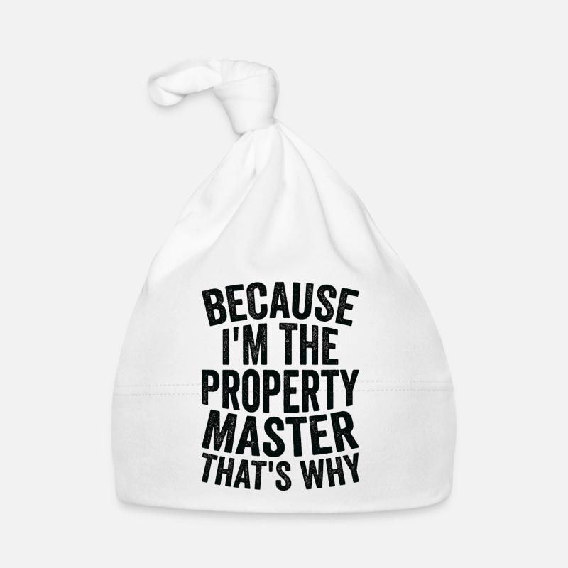 Parce que je suis le maître de propriété Bonnet bio Bébé