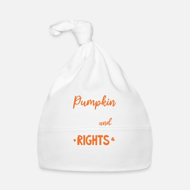 Roe v Wade Pro Choice Pumpkin Spice Reproductive Organic Baby Cap