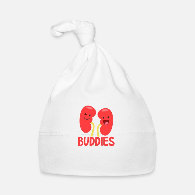 Dialysis Tech Kidney Buddies For Life Organic Baby Cap
