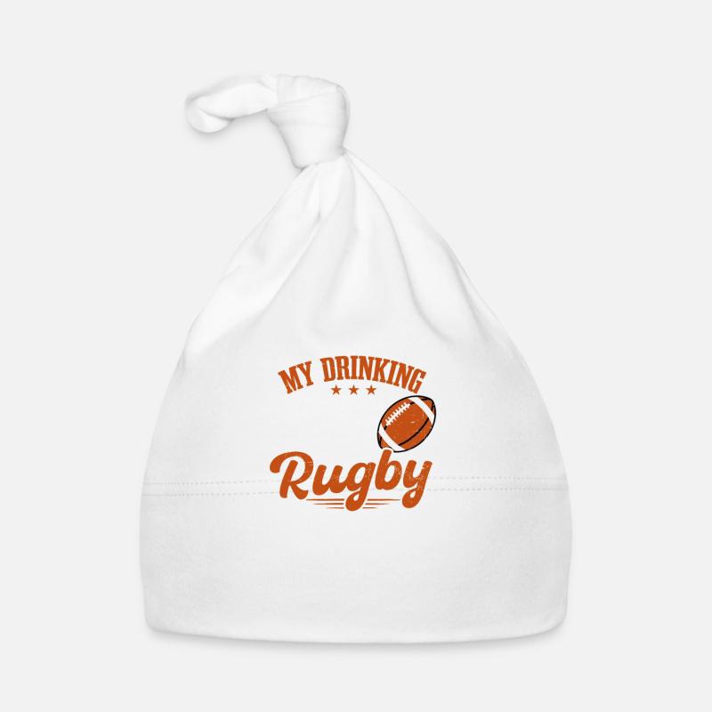 Rugby-Team hat Rugby-Problem Baby Bio-Mütze