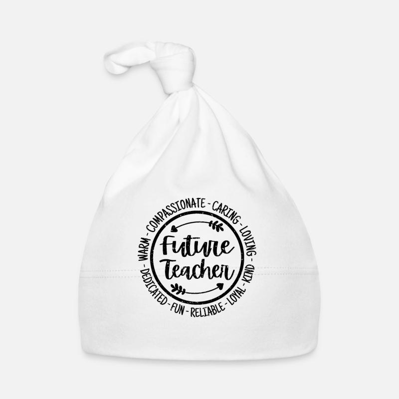 Future Teacher Organic Baby Cap