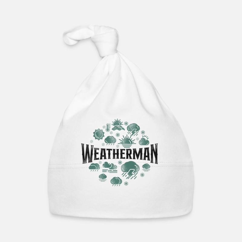 Meteorologist Weather Forecast Organic Baby Cap