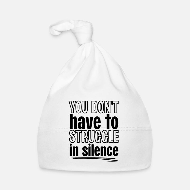 Vous n’avez pas à lutter en silence Bonnet bio Bébé