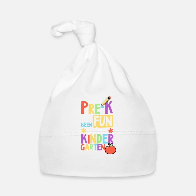 Premier jour d’école Long pre-K Kindergarten I Come Bonnet bio Bébé