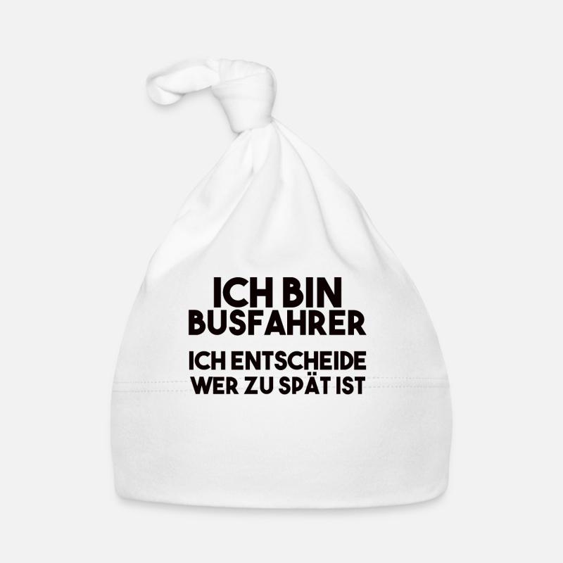 Busfahrer Spruch Baby Bio-Mütze