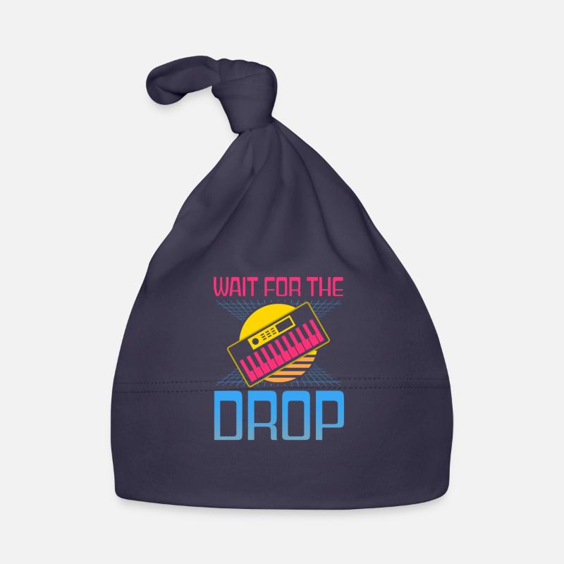 EDM Rave Techno 80s Wait For Drop Bonnet bio Bébé