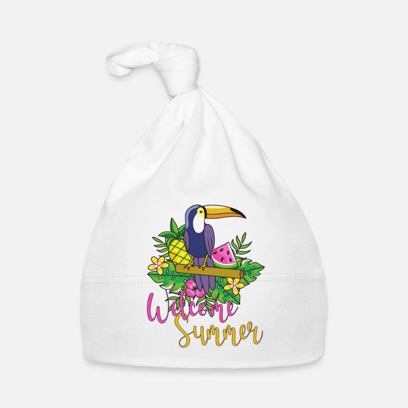 Welcome Summer Organic Baby Cap