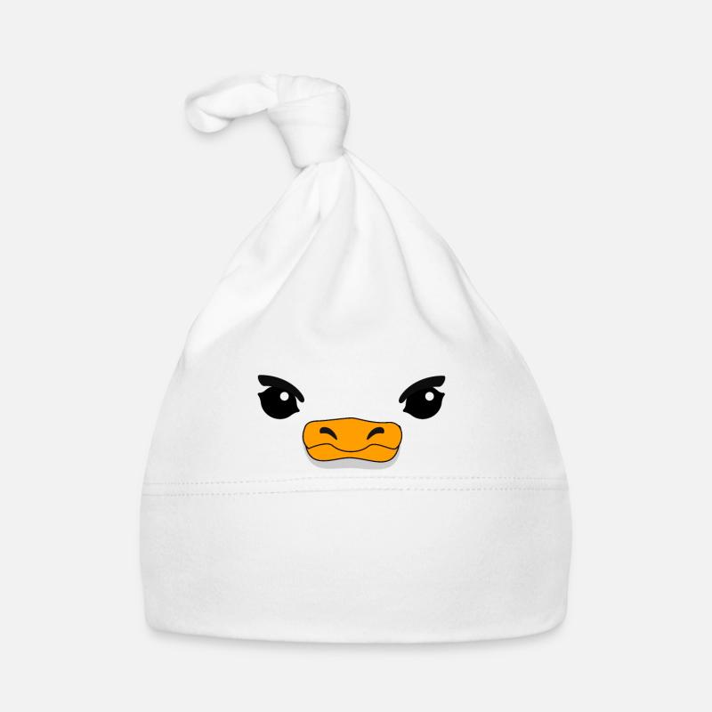 Penguin Face Seabird Seabird Gift Organic Baby Cap