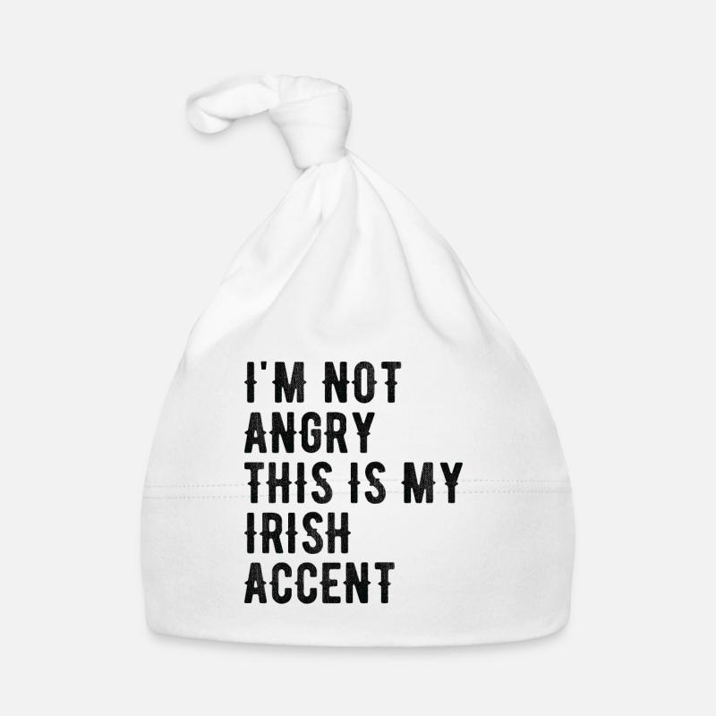 I Am Not Evil, My Irish Accent Organic Baby Cap