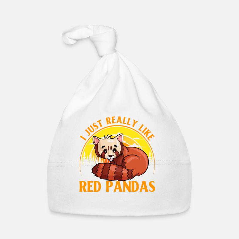 J’aime vraiment les pandas roux Bonnet bio Bébé
