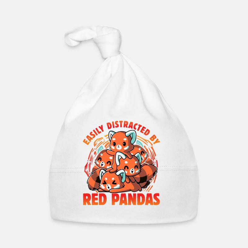 Facilement distrait par les pandas Bonnet bio Bébé