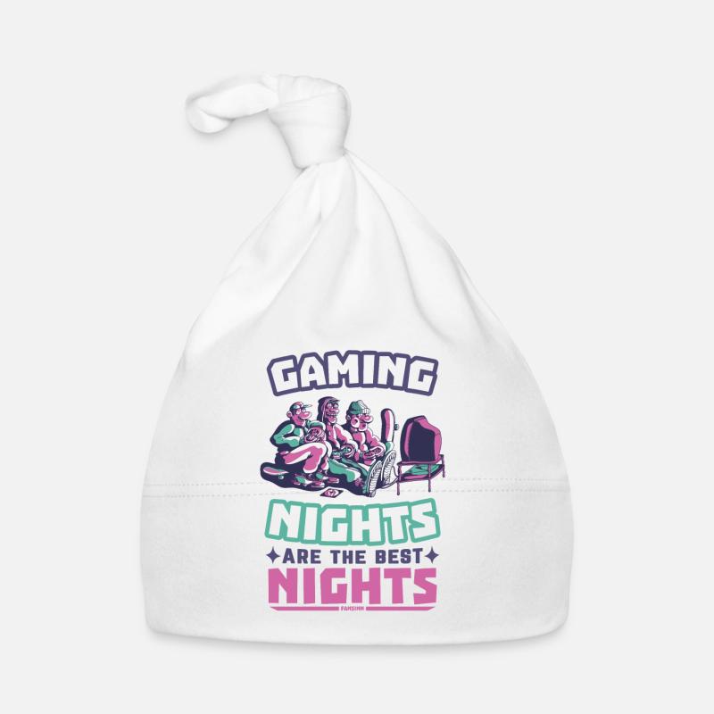 Game Nerd Game Console Gaming Play Gamepad Organic Baby Cap