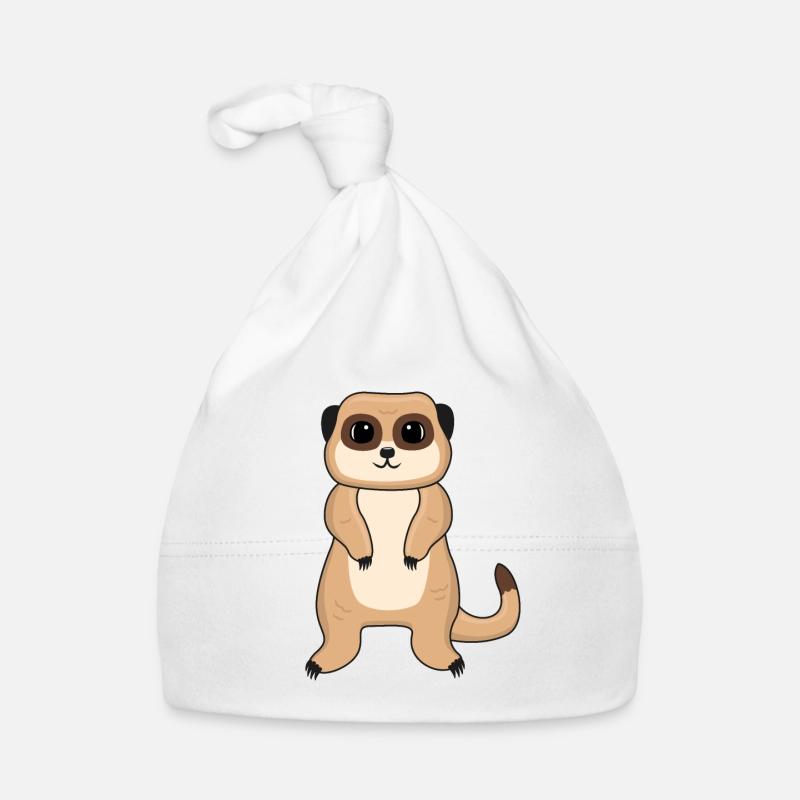 Meerkat Lover Gift Funny Animals Organic Baby Cap