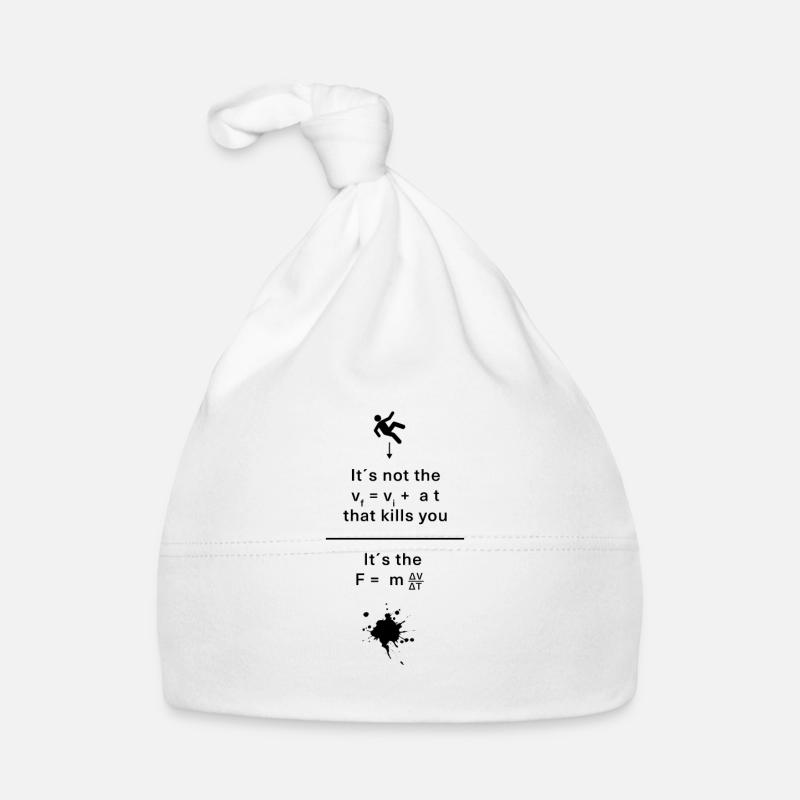 Physics Teacher Joke Design n Physicist Organic Baby Cap