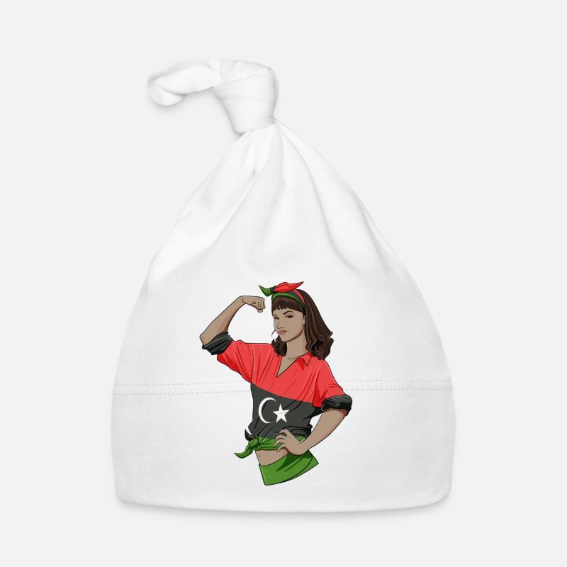 Fille libyenne incassable I Patrimoine libyen I Libye Bonnet bio Bébé