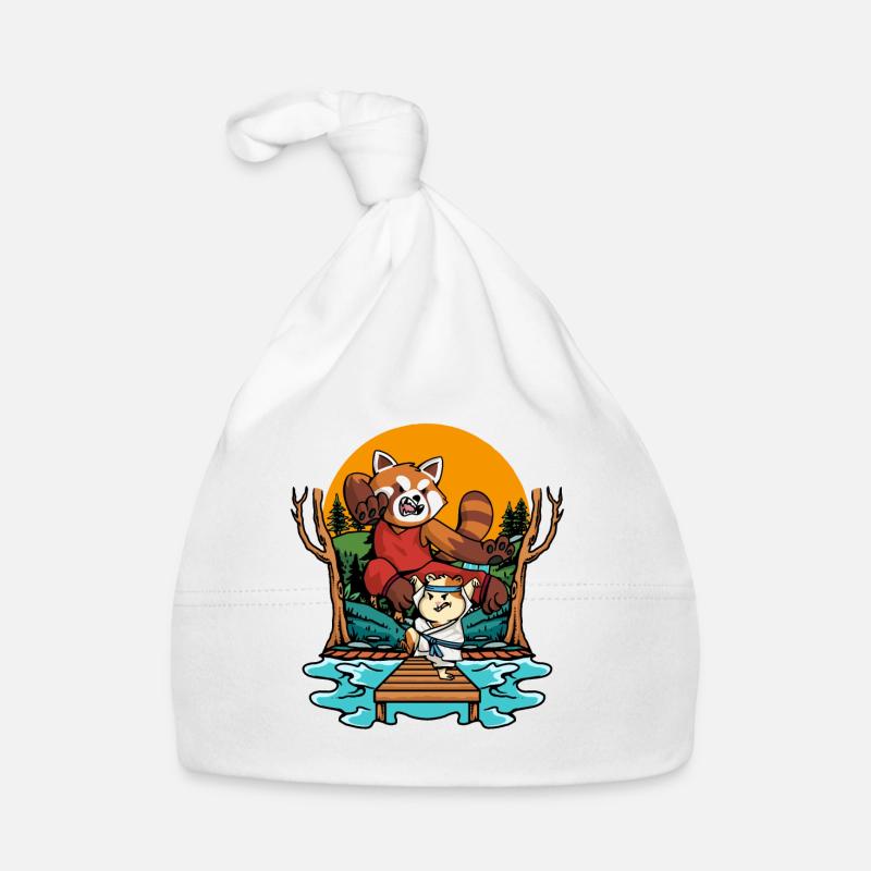 Roter Panda Baby Bio-Mütze