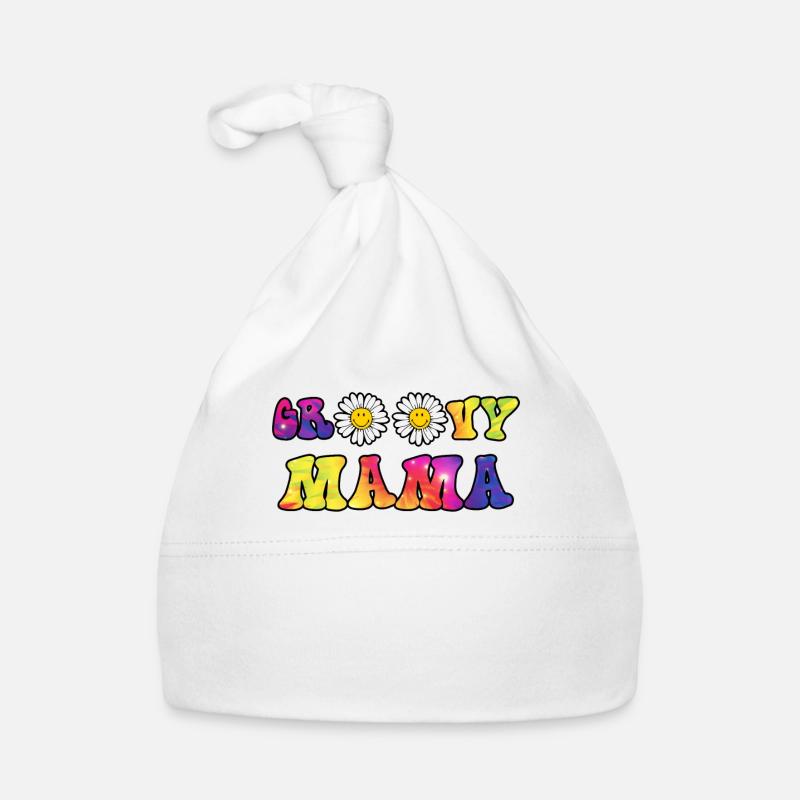 Groovy Mama Matching Gift Organic Baby Cap