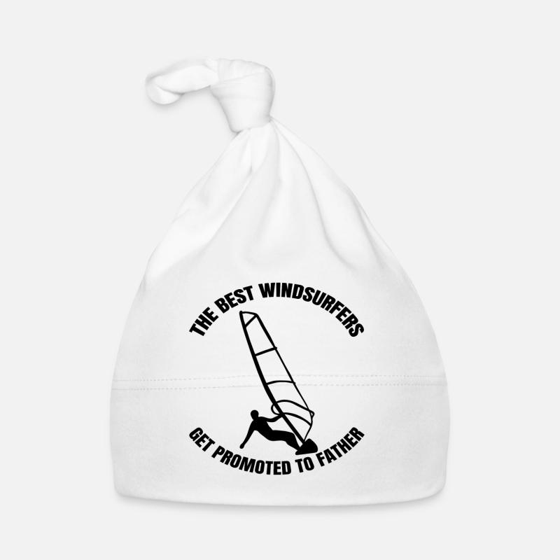 Windsurfer Père Planche à voile Kitesurfer Papa Surf Bonnet bio Bébé