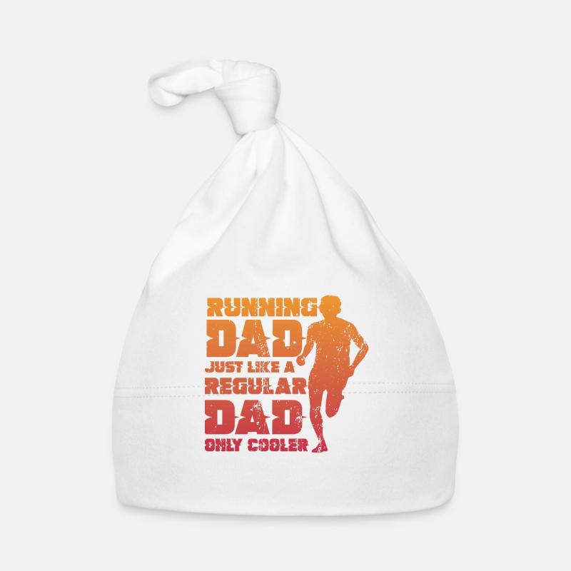 Running Dad, Just Like A Regular Dad, Only Cooler Organic Baby Cap