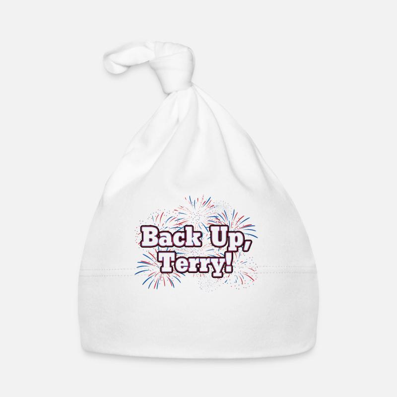 Back Up Terry Funny July 4th Baby Bio-Mütze