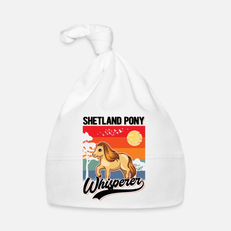 Shetland Pony Whisperer Shetland-Pony Shetty Baby Bio-Mütze