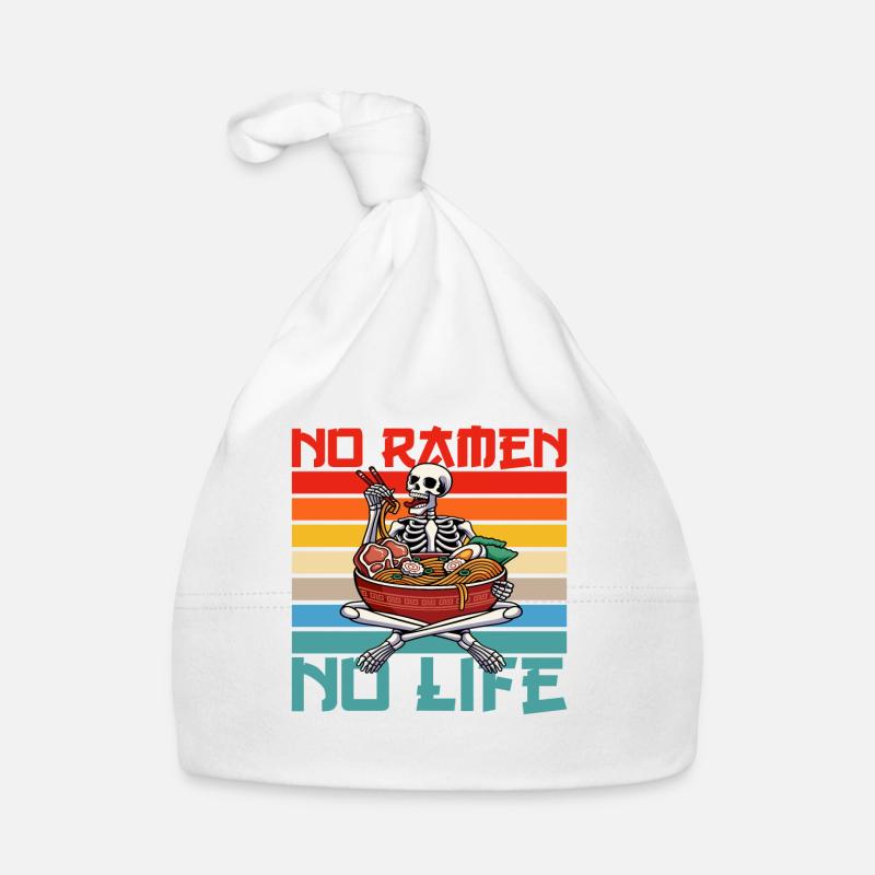 Pas de ramen pas de vie Bonnet bio Bébé