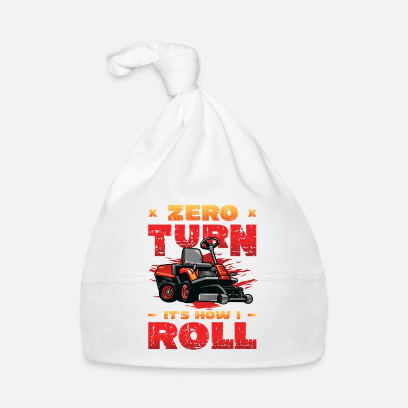 Zero Turn It's How I Roll Lawn Mower Organic Baby Cap