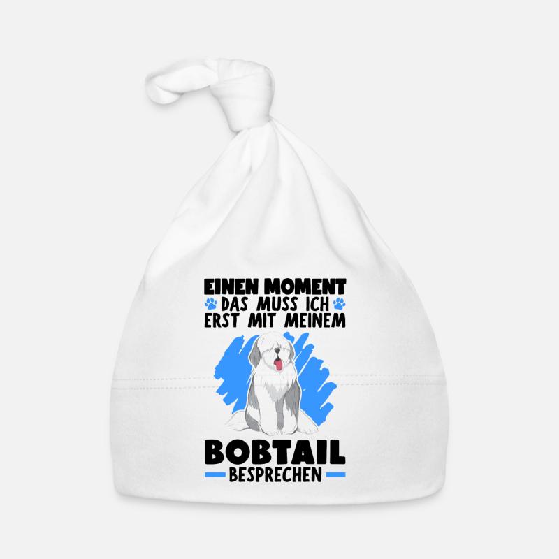 Mit Bobtail besprechen altenglischer Schäferhund Baby Bio-Mütze