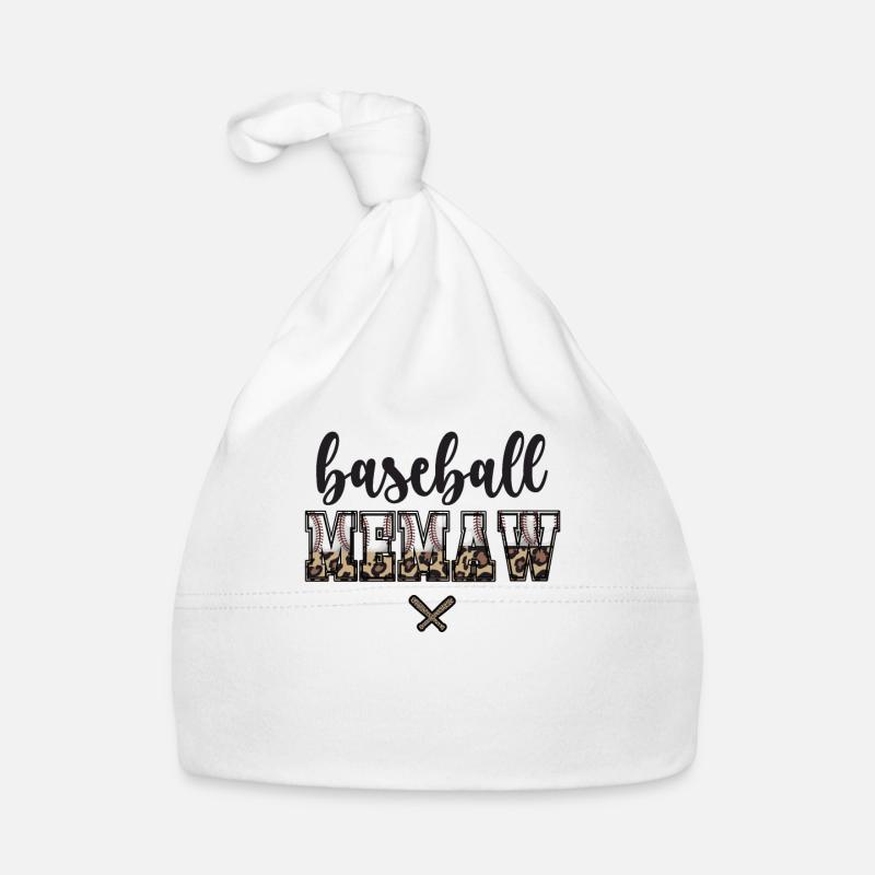 Memaw Oma Eines Baseballspieler Baseball Memaw Baby Bio-Mütze
