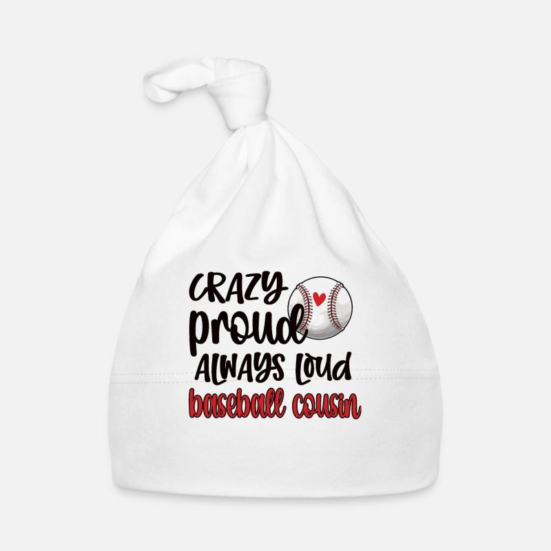 Fier cousin de baseball joueur de baseball cousin Bonnet bio Bébé