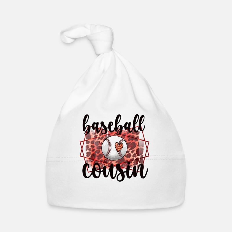 Fier cousin de baseball d’un joueur de baseball Bonnet bio Bébé