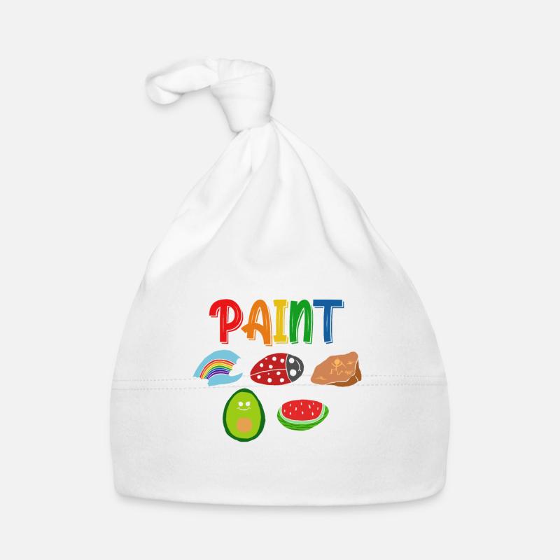 Let's Go Paint Some Rocks Baby Bio-Mütze