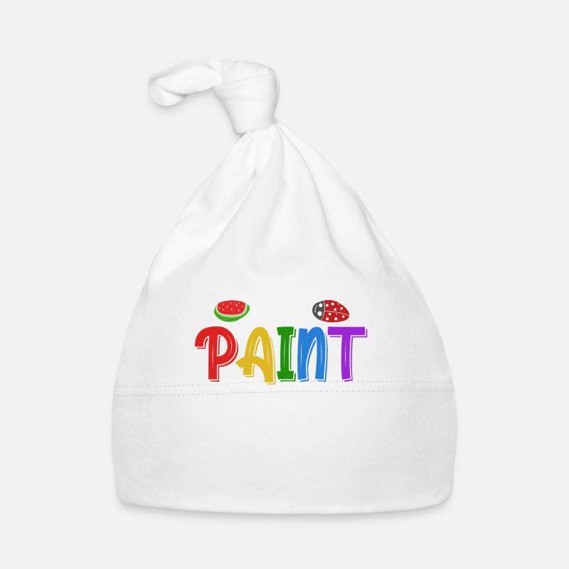 I Collect, Hide, Find And Paint Rocks Baby Bio-Mütze