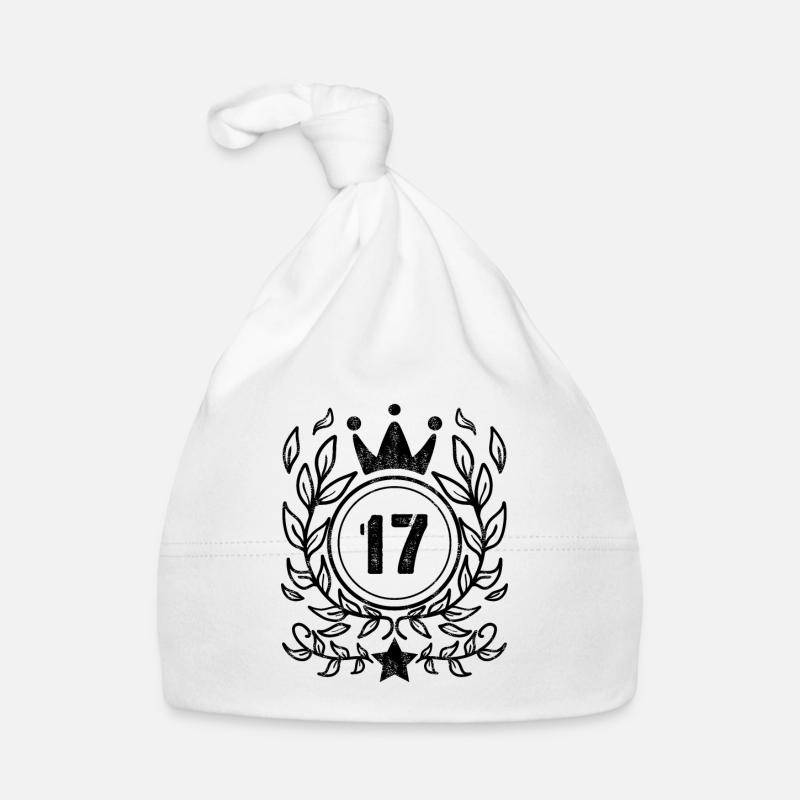 Couronne de 17 ans - 17 ans Bonnet bio Bébé