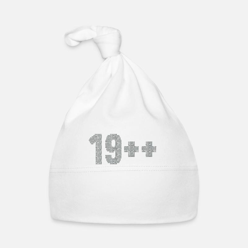 19++ Programmierer Softwareingenieur Coder 20. - Baby Bio-Mütze - Weiß