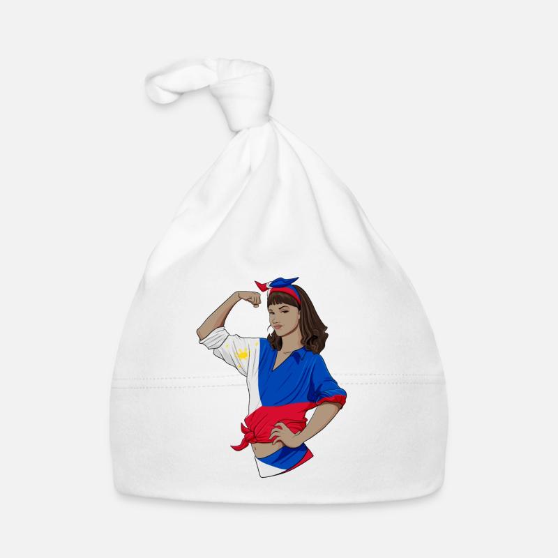 Fille philippine Héritage philippin incassable Bonnet bio Bébé