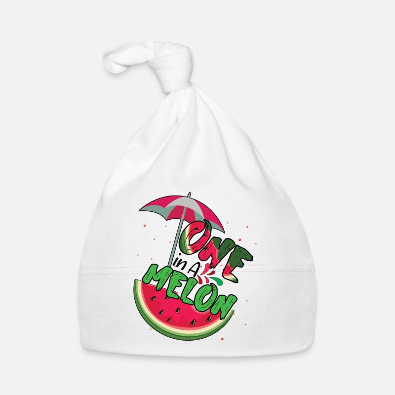 One In Watermelon Beach 2022 Tropical Hello Summer Baby Bio-Mütze