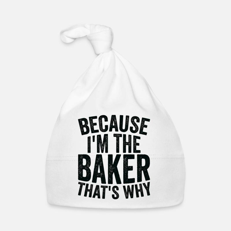 Craft - Because I am the baker Organic Baby Cap