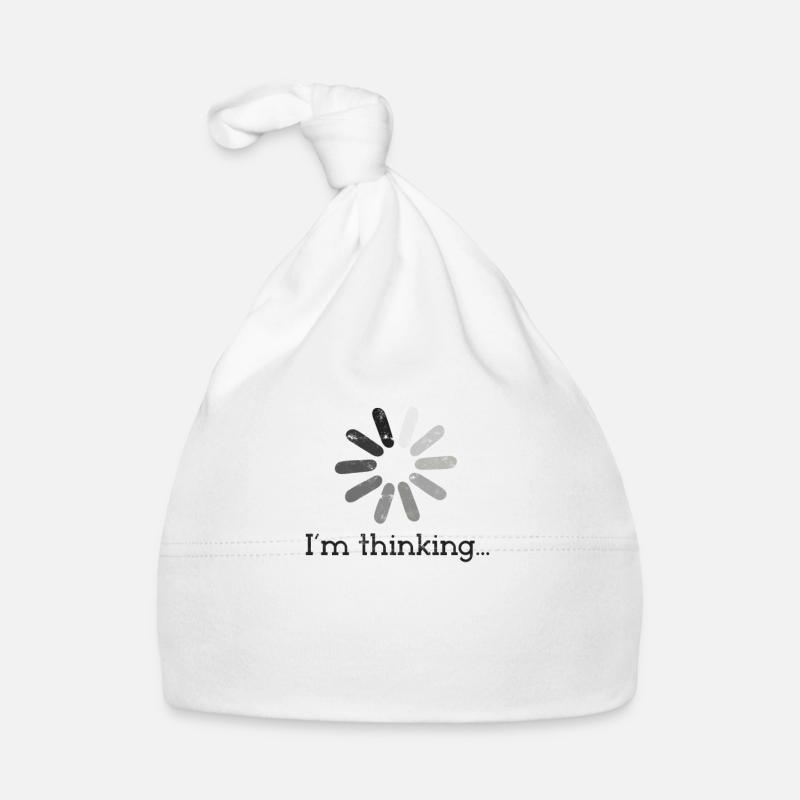 I'm Thinking - network Organic Baby Cap
