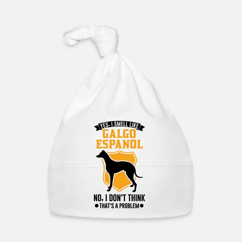 Galgo Espanol Cadeau Lévrier Espagnol Bonnet bio Bébé