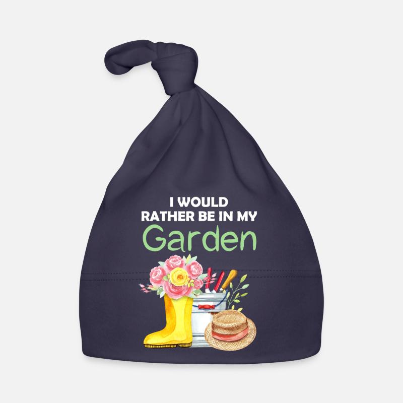 Garten Lustiger Spruch Hobbygärtner Geschenkidee Baby Bio-Mütze