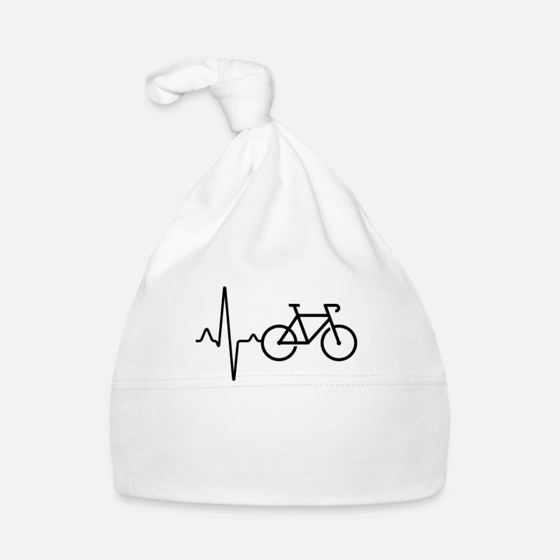 Fahrrad Herzschlag Baby Bio-Mütze