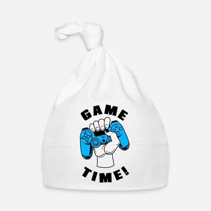 Game Time Video Game Player Gaming Gamer Console P Baby Bio-Mütze