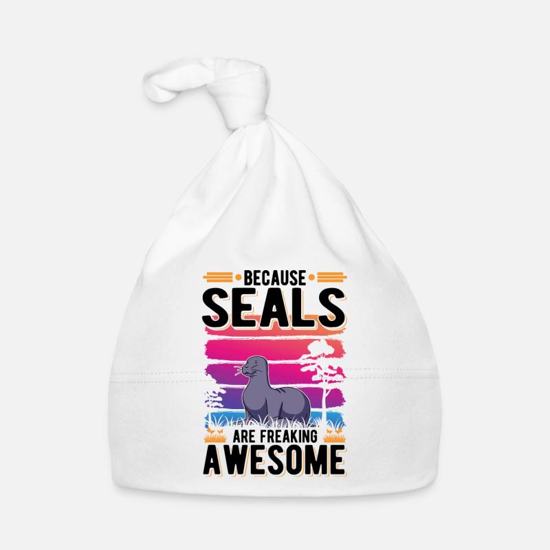 Because Seal are freaking awesome Robbe Organic Baby Cap