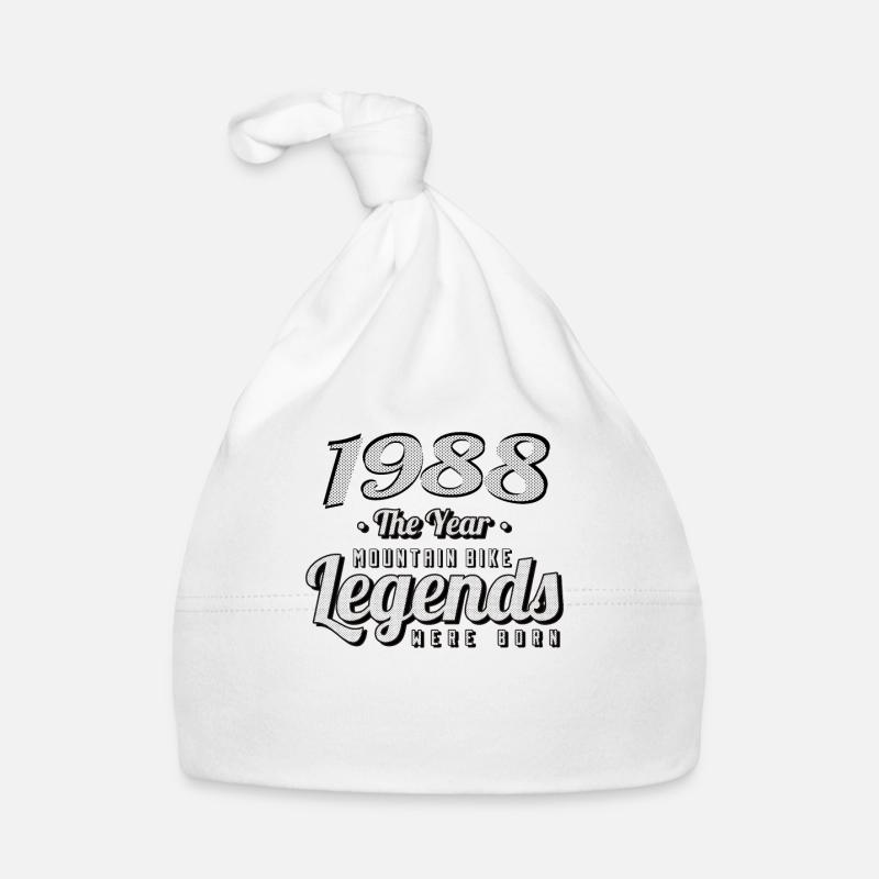 VTT-Mountainbiker 1988 Naissance Anniversaire VTT Bonnet bio Bébé