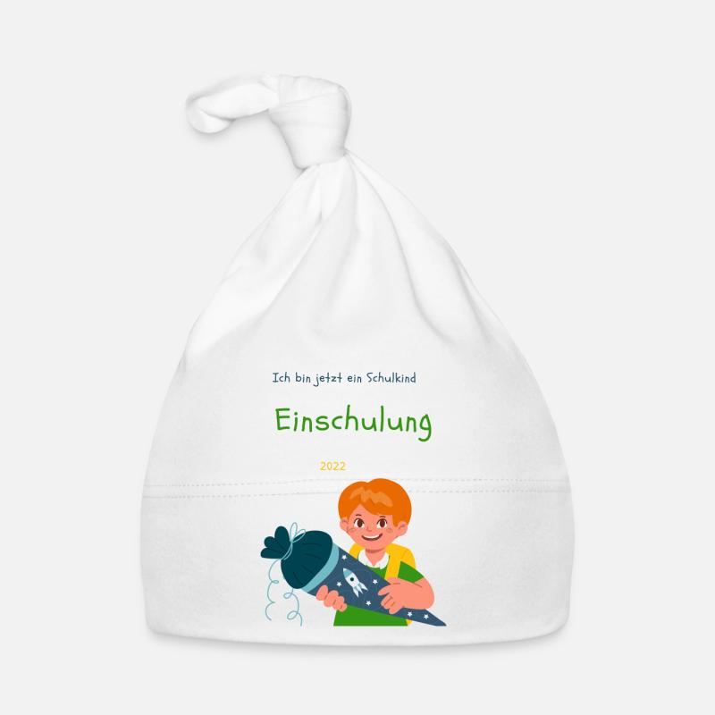 Einschulung Ich jetzt ein Schulkind 2022 schule Baby Bio-Mütze