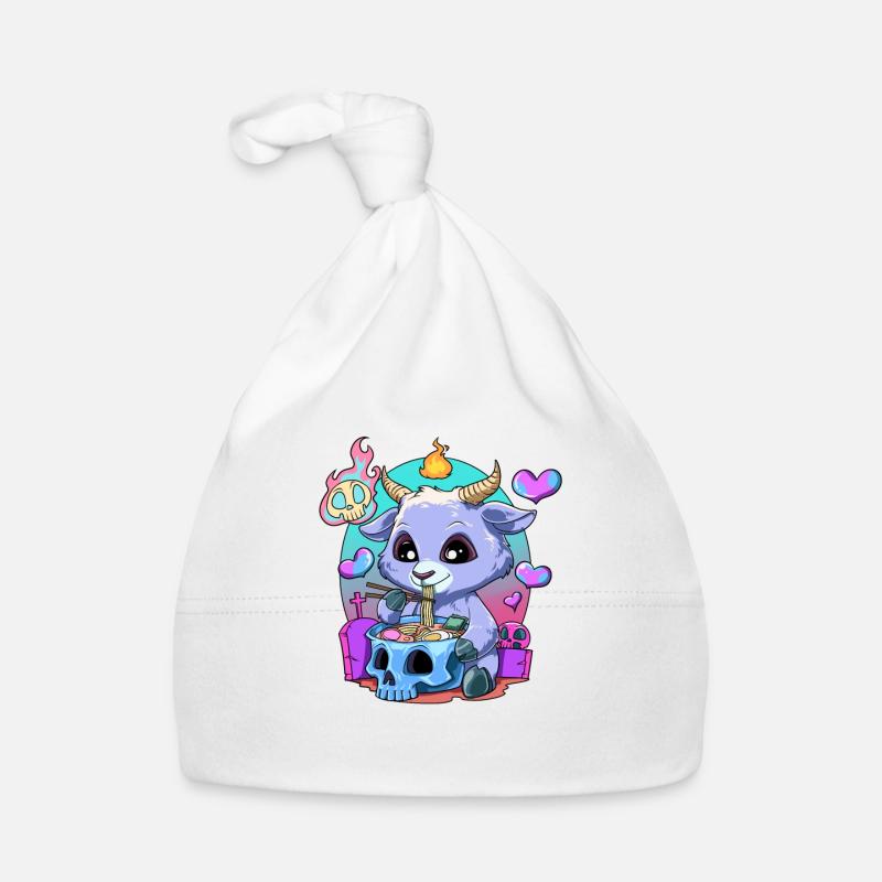 Baby Baphomet - Pastell Goth Ramen Baphomet - Baby Bio-Mütze